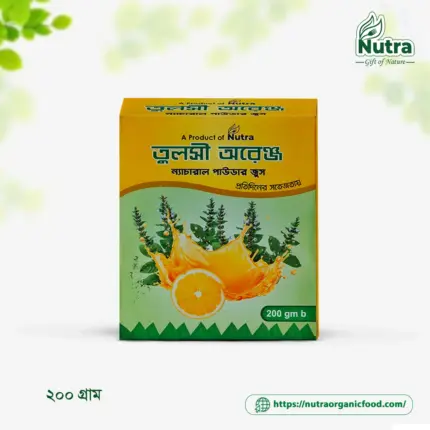 Tulshi Orange Natural Powder Juice, তুলসী অরেঞ্জ ন্যাচারাল পাউডার জুস (200gm)