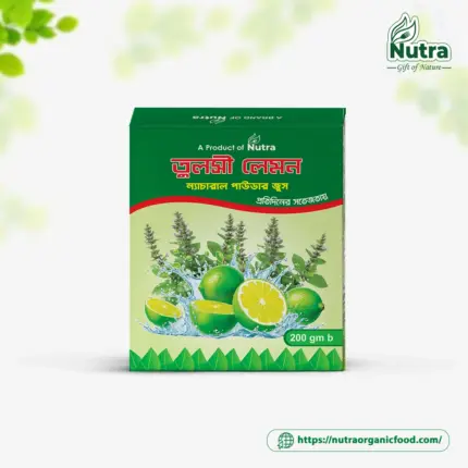 Tulshi Lemon Natural Powder Juice, তুলসী লেমন ন্যাচারাল পাউডার জুস (200 gm)