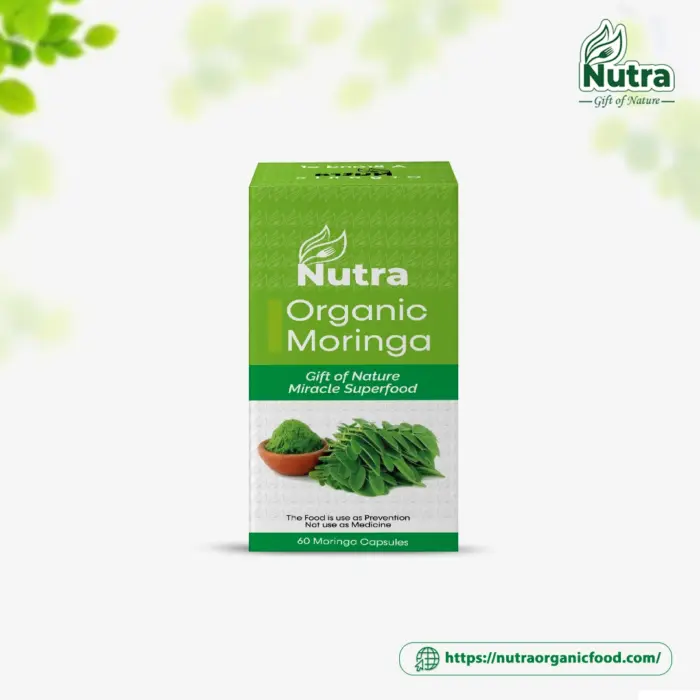 Organic Moringa, অর্গানিক মরিঙ্গা (60 Cap) - Image 1