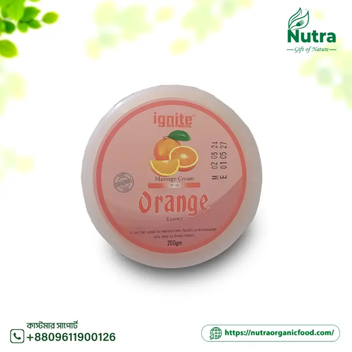 অরেঞ্জ ম্যাসাজ ক্রিম - Orange Massage Cream (200gm) - Image 1