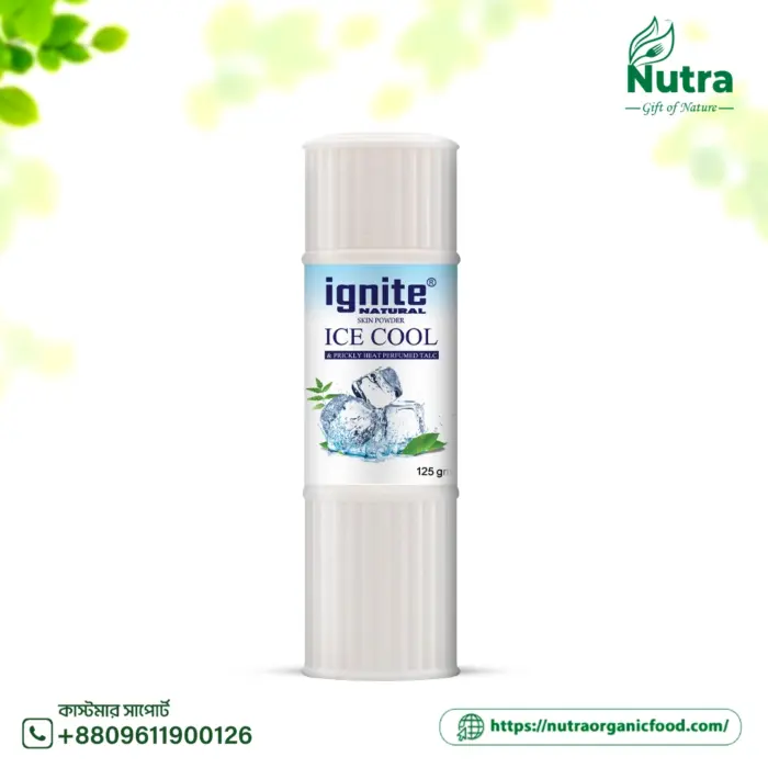 Skin Powder Ice cool & Prickly Heat Perfumed (125gm) - Image 1