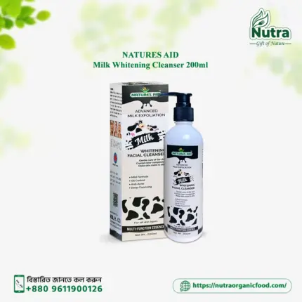 NATURES AID Milk Whitening Cleanser 200ml
