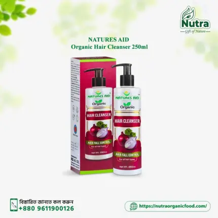 NATURES AID Organic Hair Cleanser 250ml