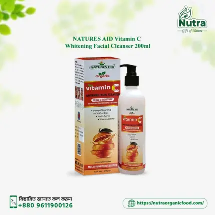 NATURES AID Vitamin C Whitening Facial Cleanser 200ml